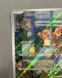 Pokemon TCG Obsidian Flames Charmander Scarlet and Violet Promo Card 044 NM- - Image 2