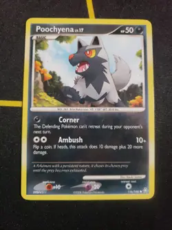 Pokemon Card 2008 Legends Awakened - Poochyena 116/146 - Image 1