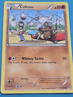Pokemon TCG Card 2015 Breakthrough - Cubone 77/162 VG - Image 1