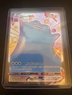 Pokemon Ditto VMAX SV119/SV122 Shining Fates: Shiny Vault Shiny Holo Rare Card - Image 1