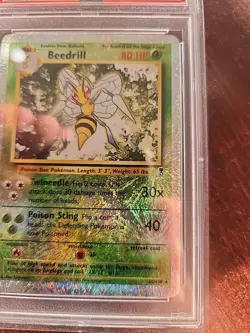 Beedrill Legendary Collection Reverse Holo Pokemon Card WOTC Mint PSA 9 - Image 4