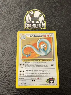 Erika's Dragonair - 4/132 - Pokemon Gym Heroes Unlimited Holo Rare Card WOTC LP+ - Image 1