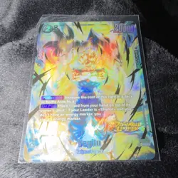 Bandai Dragon Ball Super Card Game Vegito SR Holo Battle Card B2-03 20000 Power - Image 1