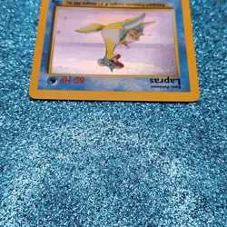Lapras 10/62 Pokemon TCG Fossil expansion 1999 vintage rare holo card - Image 2