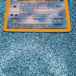 Lapras 10/62 Pokemon TCG Fossil expansion 1999 vintage rare holo card - Image 3