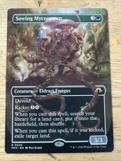 Sowing Mycospawn (Borderless) R Modern Horizons 3 340 NM - Image 1