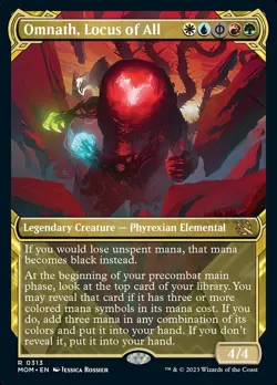 [1x] Omnath, Locus of All - Showcase Near Mint, English March of the Machine MTG - Image 1
