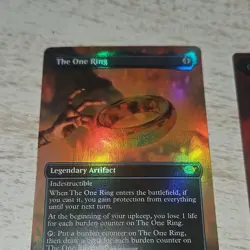Magic: The Gathering The One Ring & Gollum Patient Plotter Foil bundle. perfect. - Image 2