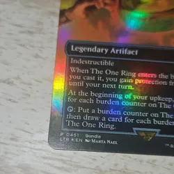 Magic: The Gathering The One Ring & Gollum Patient Plotter Foil bundle. perfect. - Image 3