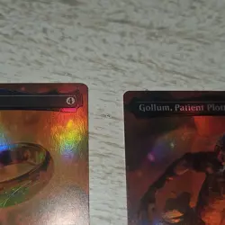 Magic: The Gathering The One Ring & Gollum Patient Plotter Foil bundle. perfect. - Image 5