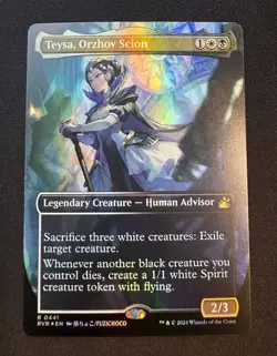 🌈 FOIL - Teysa, Orzhov Scion (Anime Borderless) Ravnica Remastered MTG - NM - Image 1