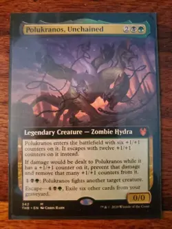 Polukranos, Unchained (Extended Art) Theros Beyond Death Regular - Image 1