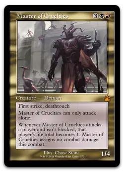 Master of Cruelties (Retro Frame) #373 (NM) Ravnica Remastered RVR Magic MTG - Image 1