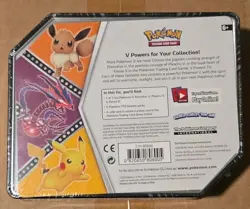 Pokemon TCG V Powers Tin Eevee V Sealed 2020 - Image 3