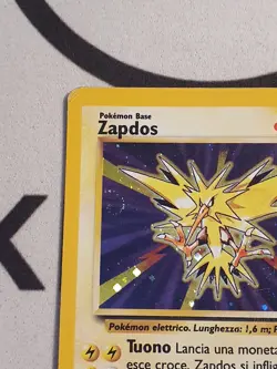 Pokemon Karte Zapdos 16/102 Holo Base Set Vintage Pokemon 1999 - Image 4
