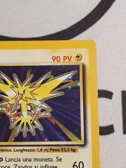 Pokemon Karte Zapdos 16/102 Holo Base Set Vintage Pokemon 1999 - Image 5