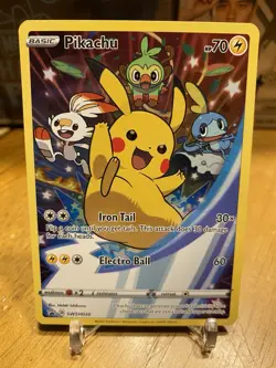 Pokemon TCG PIKACHU SWSH020 Promo Card - Image 1