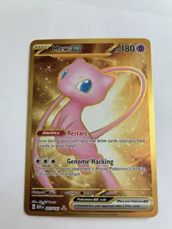 Pokemon Mew EX Ultra Rare Full Art Holo Scarlet & Violet 151 205/165 180 HP - Image 1