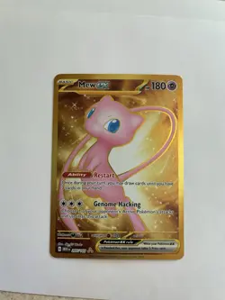 Pokemon Mew EX Ultra Rare Full Art Holo Scarlet & Violet 151 205/165 180 HP - Image 4