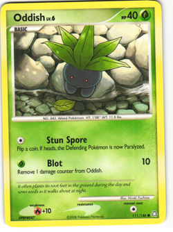 Oddish Common Pokemon TCG Legends Awakened 111/146 MP - Image 2