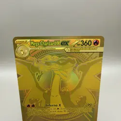 Mega Charizard X EX 130/094 Gold Hyper Rare - Phantasmal Flames Pokemon TCG - NM - Image 3