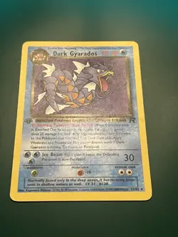 Pokemon Dark Gyarados 25/82 Non Holo Rare 1st Edition Vintage WOTC Vtg TCG - Image 2