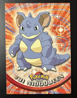 Topps Pokemon Nidoqueen #31 (TV Animation Edition) - Image 1