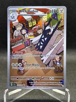 Archaludon 155/142 (Illustration Rare) Stellar Crown Near Mint Pokemon TCG 2024 - Image 4