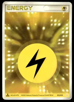 Lightning Energy 012/015 1st Ed Holon Research Tower Lightning Japanese ~ HP - Image 1