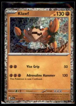 2023 Scarlet & Violet Series - McDonald's Match Battle 2023 Klawf Holo Common - Image 1