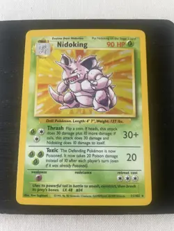 Pokemon Base Set 2 - Nidoking 11/130 Holo Rare NM - Image 2