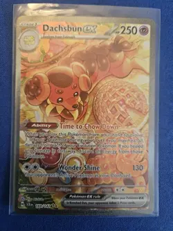 Pokemon Dachsbun ex 169/142 Sv07: Stellar Crown Illustration Rare Holo EX - Image 1