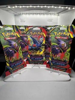Lot of 5 Pokemon TCG Phantasmal Flames Booster Packs - New/Sealed 🔥🔥🔥 - Image 1
