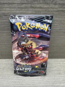 Pokemon TCG Sun & Moon Ultra Prism Sealed Booster Pack - Giratina Art - Image 1