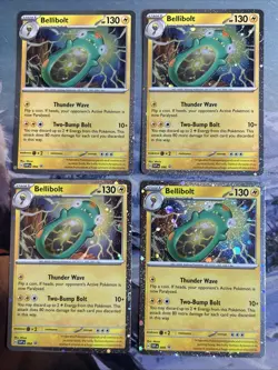 Bellibolt #SVP094 2024 Pokemon TCG Black Star Promo 4x - Image 3