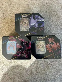 Pokemon Crown Zenith 3x Tin Complete set factory sealed - Image 1