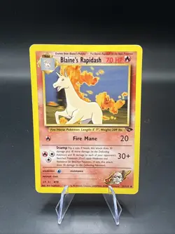 Blaine’s Rapidash 33/132 Gym Heroes Unlimited - Pokemon TCG WOTC 2000 - Image 2