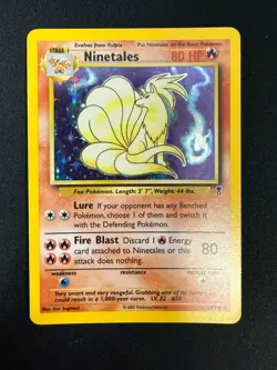 Ninetales - 17/110 - Holo Rare - Reverse Holo Legendary Collection (LP) Pokemon - Image 1