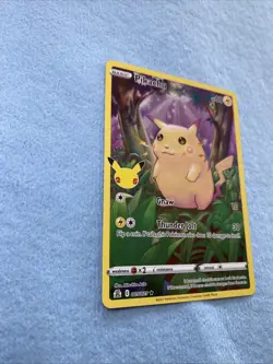 2021 Pokemon Celebrations #005 Pikachu Holo Rare Mint - Image 4