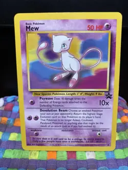 Pokemon TCG Mew Black Star Promo #8 No. 8 LP / NM Condition - Image 1