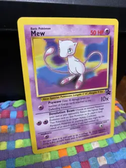 Pokemon TCG Mew Black Star Promo #8 No. 8 LP / NM Condition - Image 2