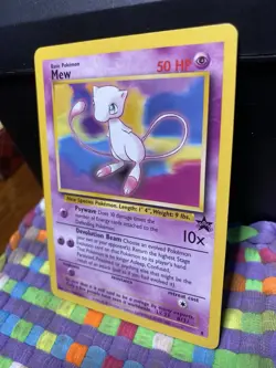 Pokemon TCG Mew Black Star Promo #8 No. 8 LP / NM Condition - Image 3