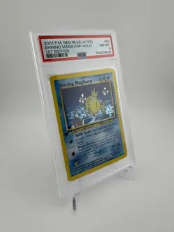 NEW CERT! Pokemon Shining Magikarp 1st Edition Neo Revelation - CLEAN PSA 8 - Image 2