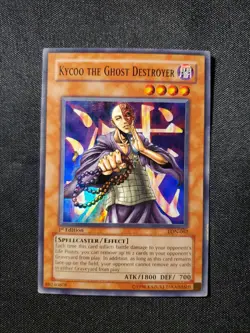 Yugioh Kycoo the Ghost Destroyer LP LON-062 Super Rare 1st Edition - Image 1