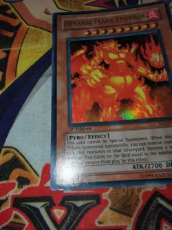 Infernal Flame Emperor sd3-en001 1st Edition (MP) Ultra Rare Yu-Gi-Oh! - Image 3
