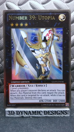 | Yugioh Number 39: Utopia GLD5-EN036 Gold Rare Gold Series NM 🔥 | - Image 1