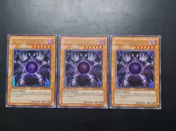 Yugioh - Caius the Shadow Monarch SDDE-EN001 Ultra Rare 1st Edition Playset x3 - Image 1