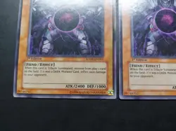 Yugioh - Caius the Shadow Monarch SDDE-EN001 Ultra Rare 1st Edition Playset x3 - Image 3