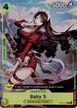 OP12-112 Baby 5 Alt Art Rare Best Collection Vol 5 One Piece Card Game - Image 1