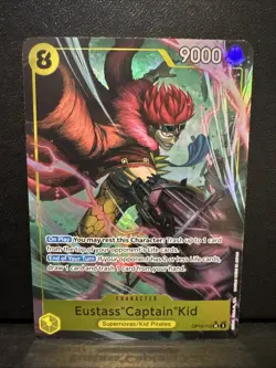 Eustass “Captain” Kid OP10-112 SR Alternate Art Royal Blood One Piece NM - Image 1